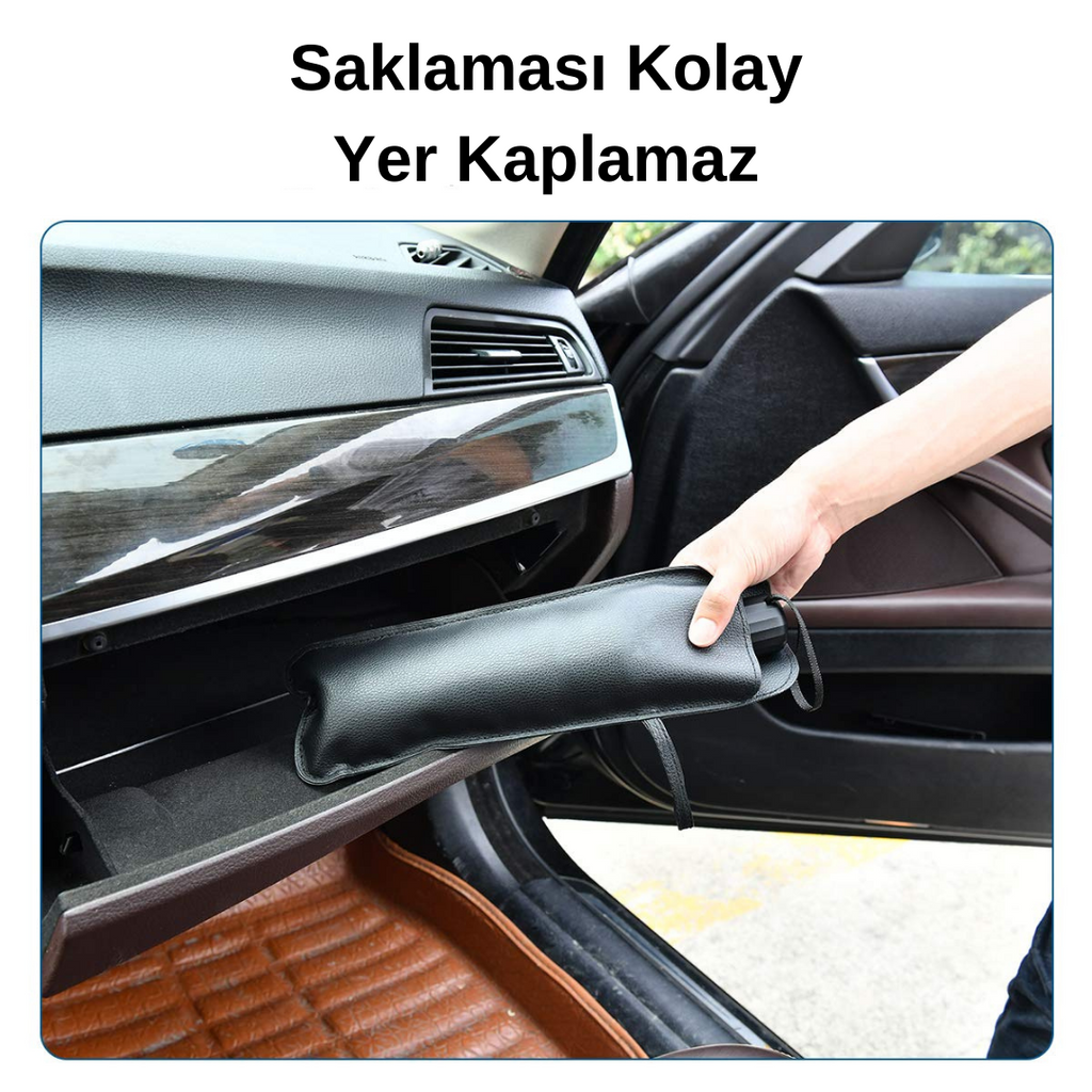 Arabanızı Güneşten Koruyun! Katlanabilir Güneş Şemsiyesi ile Serin Kalın